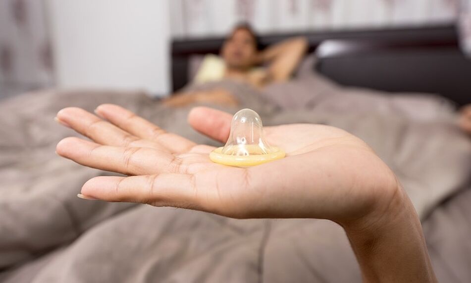 condom and lube when aroused